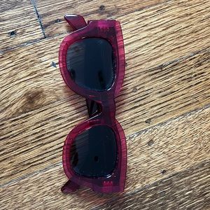 Celine Red Glasses